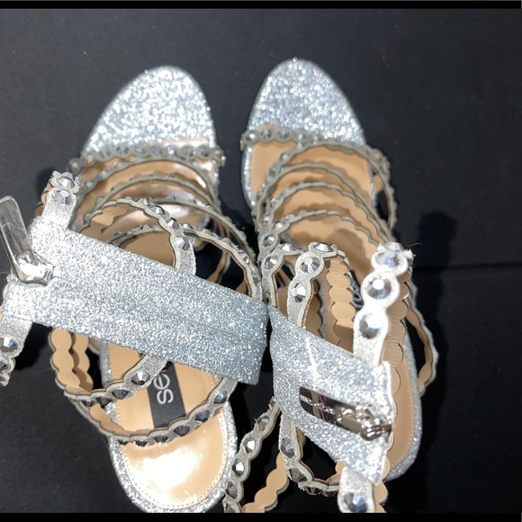 Sergio Rossi Kimberly 105 Crystal Heeled Sandals - Picture 13 of 15